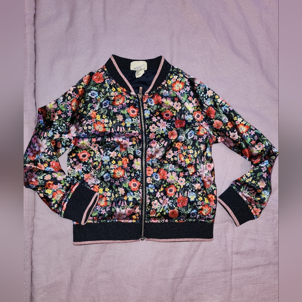 H&M Floral lightweight girl's jacket